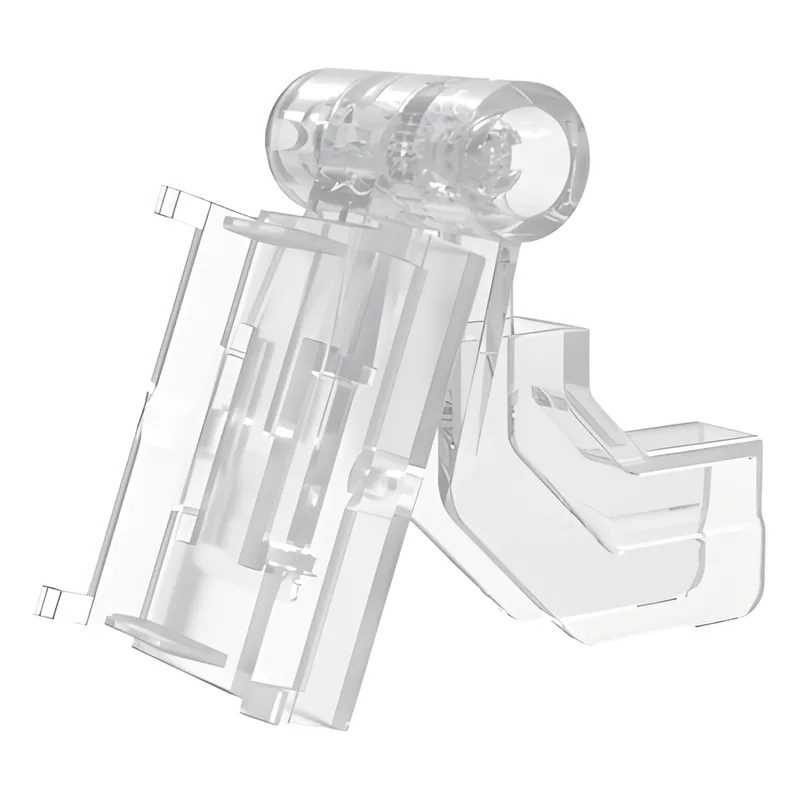 Gancho en T con Placa Trasera Adaptadora para Etiqueta de Tinta Electrónica / AccessPRO / Diametro 5-9 mm / Compatible con 2.13" - 2.66" - 2.9" T-SHAPE-HOOK-3124