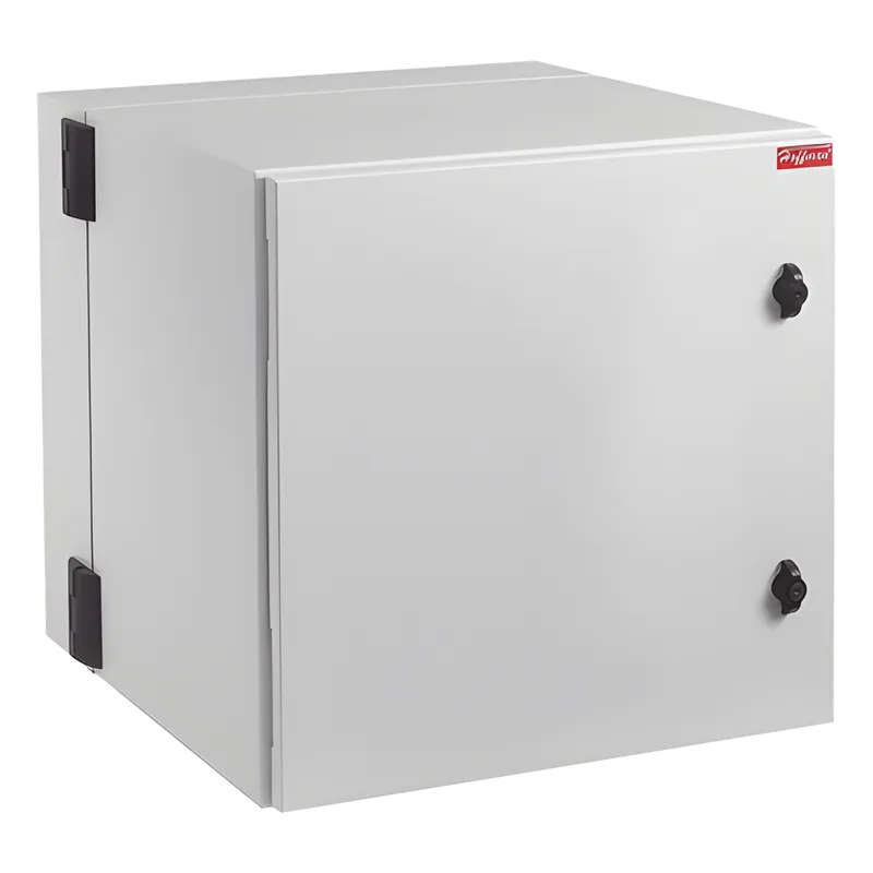 Gabinete Industrial ProTek de 12 UR de 612 x 600 x 760 mm Puerta Sólida de , Protección NEMA Tipo 4/12; IP66, Abatible, Fabricado en Acero, Color Gris Claro HOFFMAN PTHS242430G4