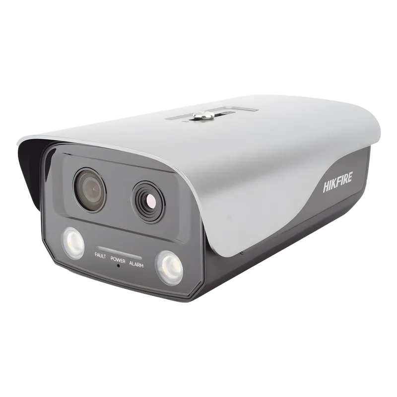 (HikFire) Cámara IP de Detección Térmica de Incendios / Detección de Llamas y Temperaturas Anormales / 4 Megapíxel (Lente Óptico) + 1 Megapíxel (Lente Térmico) / Compatible con Hik-Connect HIKVISION HF-VT410