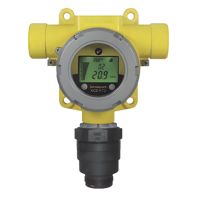 Detector de gas fijo remoto con sensor de oxígeno (O2) 0-25%, transmisor antiexplosión Clase I Div. 2, carcasa de aluminio, salida Modbus y 4-20 mA HONEYWELL ANALYTICS SPXCDULNO2RM
