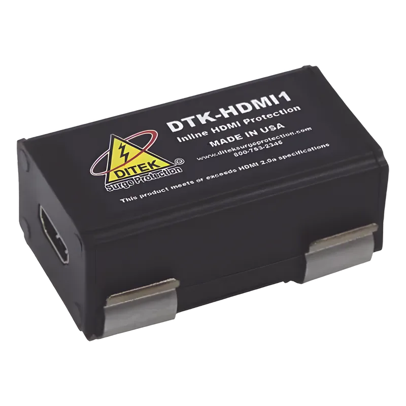 Protector HDMI / 2.0a y HDCP 2.2 / 4K UHD / Carcasa Aluminio / Televisión y Home Theater DITEK DTKHDMI1
