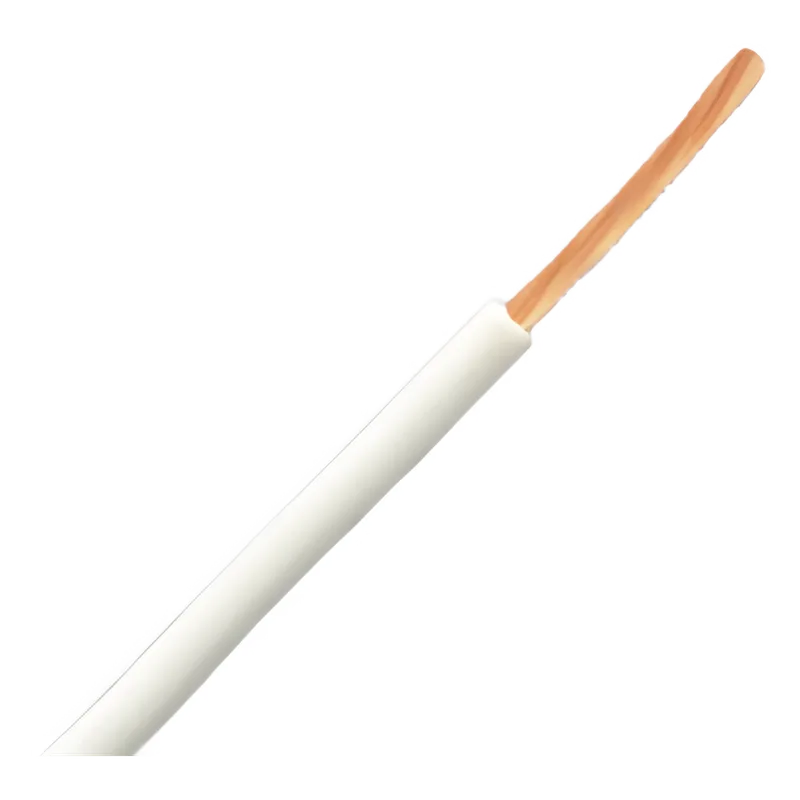 Bobina de 304.8 Metros (1000 Pies) de Cable Automotriz TXL 12 AWG Color Blanco / Cobre Desnudo Estrandado 19/25 / Aislante XLPE / 50V / Temp -51∞C a 125∞C / Aplicaciones Ford y Chrysler COBRA WIRE & CABLE TXL-12-19-9