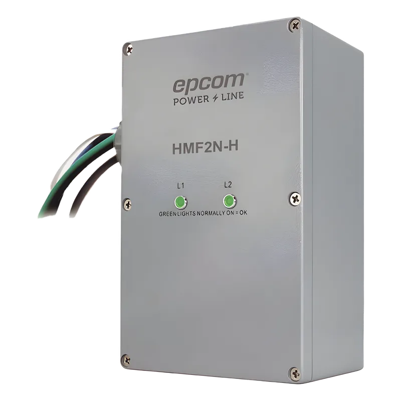 Protector de sobre tensiones / 2 Fases / Capacidad de 100 kA EPCOM POWERLINE HM-F2-NH