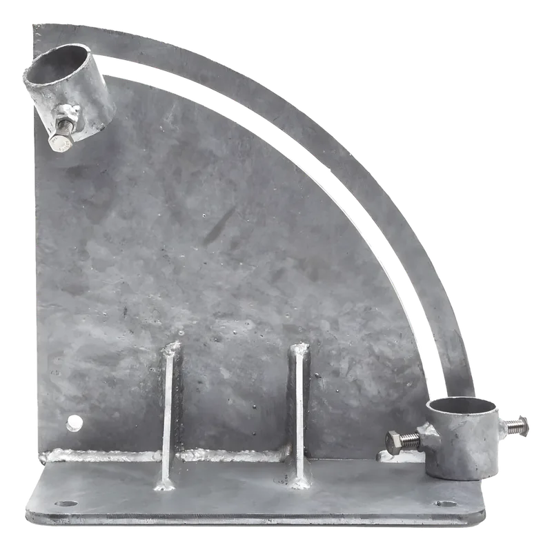 Base para Mástil con Ajuste de Ángulo. Diámetros de Mastil: 1" a 1-3/4" TOWERS SLM-BA-3G