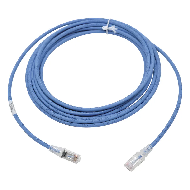 Patch Cord MC6 Modular Cat6 UTP, CM/LS0H, 20ft, Color Azul, Versión Bulk (Sin Empaque Individual) SIEMON MC6-20-06B