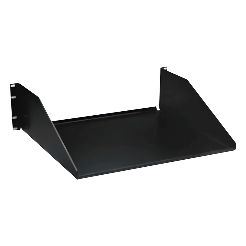 Charola Para Soportar Equipos en Racks, de 19in, Solida, 3UR, Color Negro SIEMON SH-S19-01