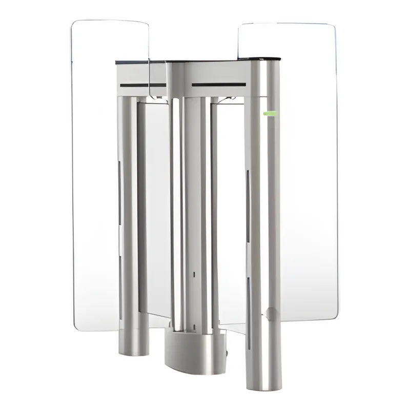TORNIQUETE OPTICO DOBLE (CENTRAL) SERIE SUPERVISOR 5000 CON HOJAS DE CRISTAL DE 35" ALVARADO SU5000ELASS