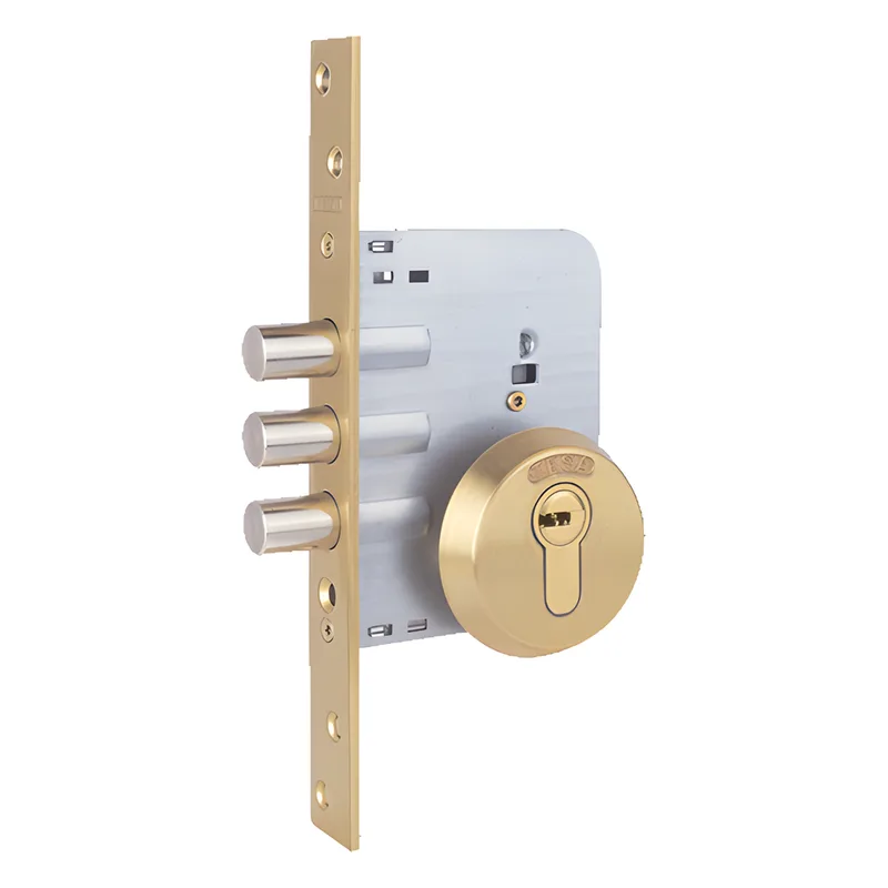 Cerradura de embutir auxiliar de bulones, sin resbalón y escudo E300L. ASSA ABLOY RB101
