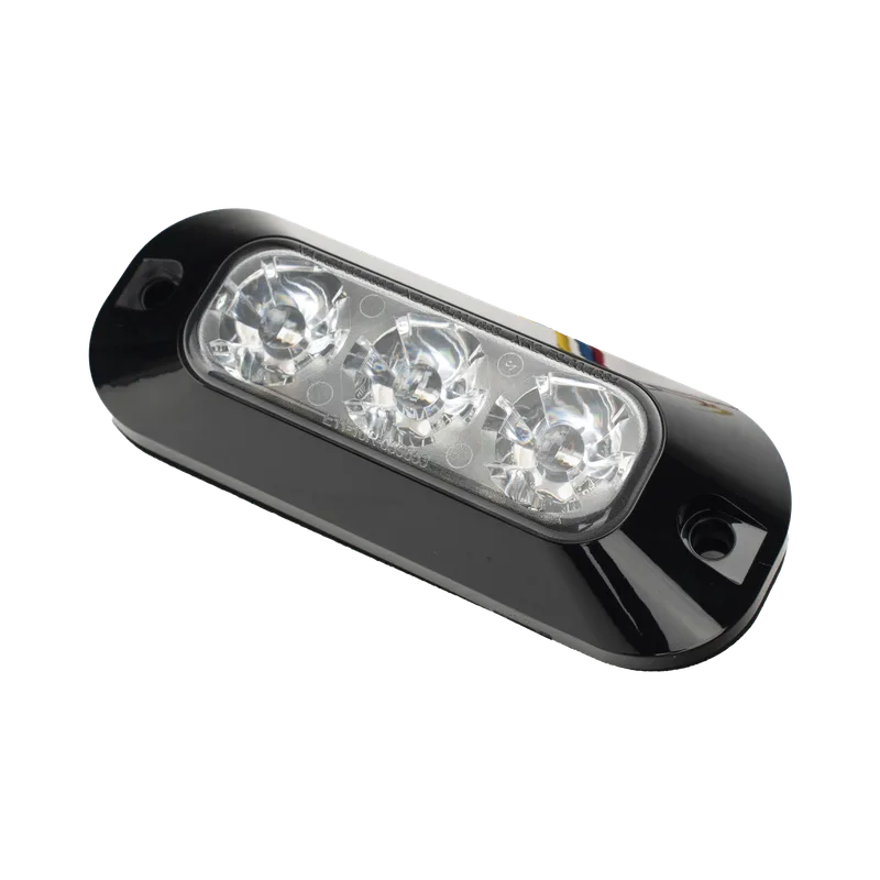 Luz Auxiliar de 3 LED, Azul, Lente Transparente ECCO ED3703B