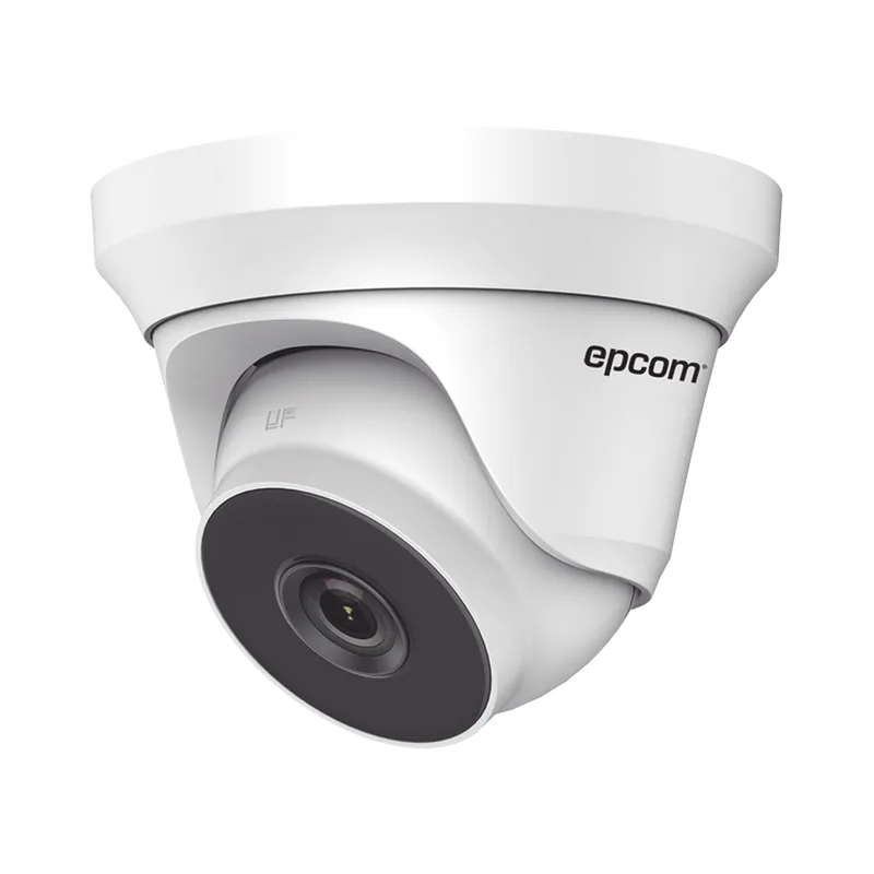 Turret TURBOHD 2 Megapixel (1080p) / Lente 2.8 mm / 50 mts IR EXIR / Exterior IP66 / METAL / Ultra Baja Iluminación / 4 Tecnologías E8-TURBO-X5W