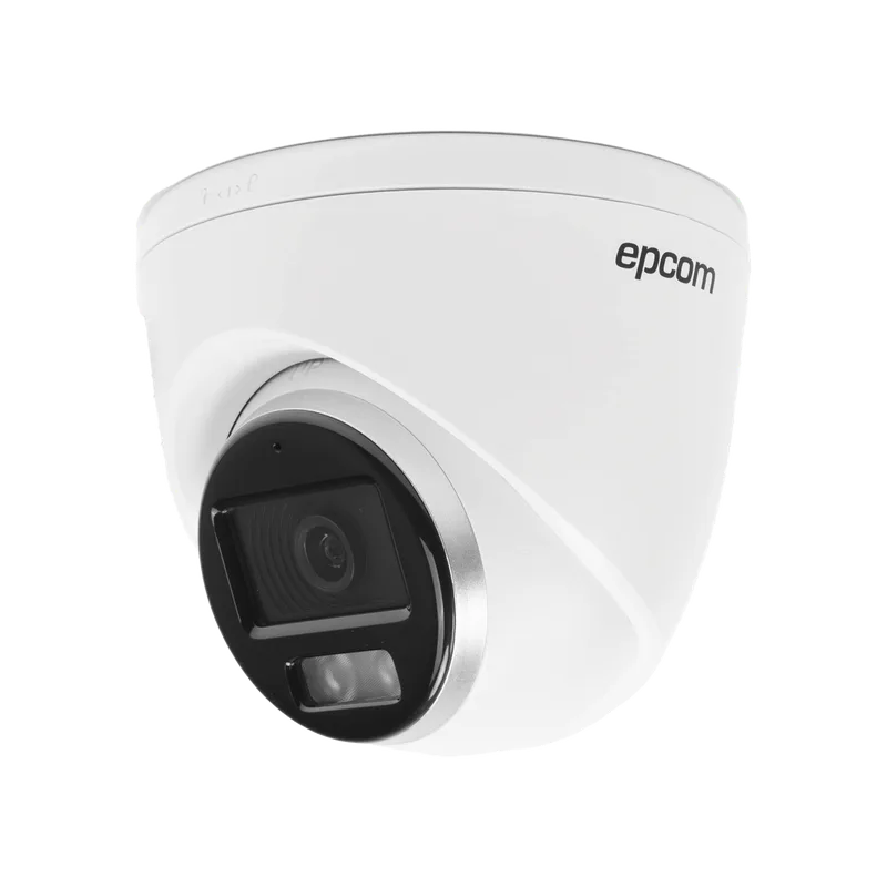 Turret TURBOHD 3K (5 Megapixel) / Lente 3.6 mm / Micrófono Integrado / Imagen a Color 24/7 (ColorVu) / 40 mts Luz Blanca / Exterior IP67 / dWDR / 4 Tecnologías EPCOM PROFESSIONAL E3K-TURBO-CX
