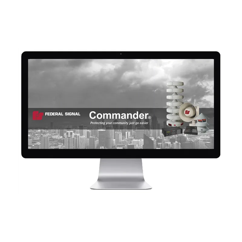 Sistema de mensajes y control de sirena local Commander® FEDERAL SIGNAL INDUSTRIAL SFCD10