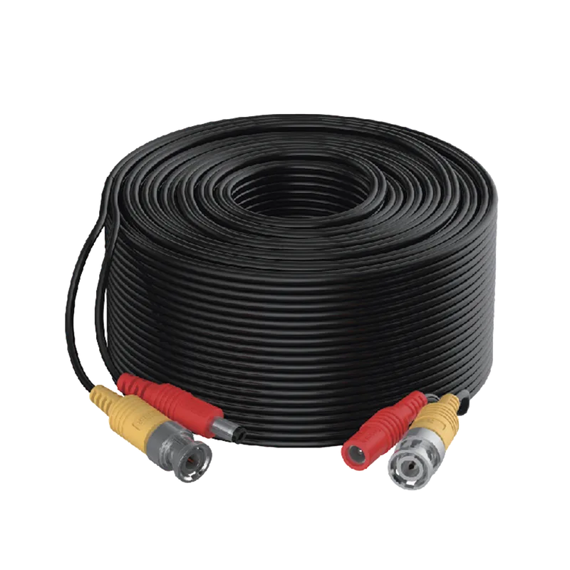 Cable Coaxial Siames (Mini RG59) + Alimentación / 20 Metros de Distancia / CCA / Soporta 1080p (2 Megapixel) hasta 4K (8 Megapixel) / Uso Interior y Exterior HIKVISION DS-1LH1S2C-20