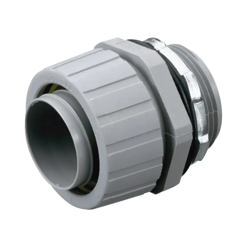 Conector Recto de Nylon de 1" para Tubería Liquidtight Polytuff. HUBBELL HUB-P100-NGYA