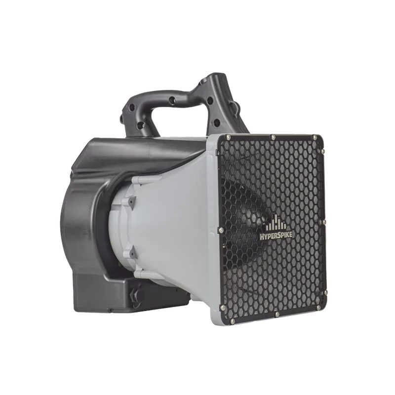 Altavoz Portátil De Alta Fidelidad HyperSpike® Serie HS-10, Con Aislante De Ruido, Color Gris Con Negro 90199A-802-04