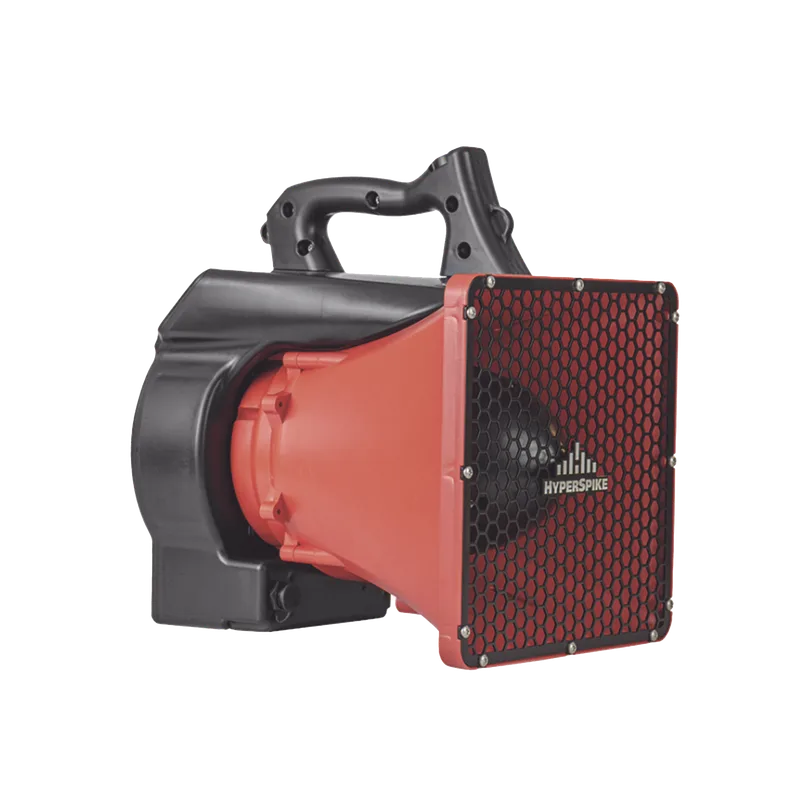 Altavoz Portátil De Alta Fidelidad HyperSpike® Serie HS-10, Con Aislante De Ruido, Color Rojo Con Negro 90199A-802-05