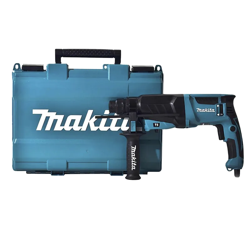 Rotomartillo Electro Neumático de 1" SDS-PLUS de 120 Vca, 0-1200 RPM, 0-4600 Impactos x Seg. Potencia 800 W. MAKITA HR2630