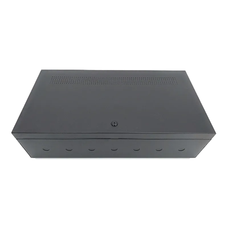 Gabinete metálico para chasis CHS-6 de NOTIFIER, hasta 6 módulos, color negro BB-25