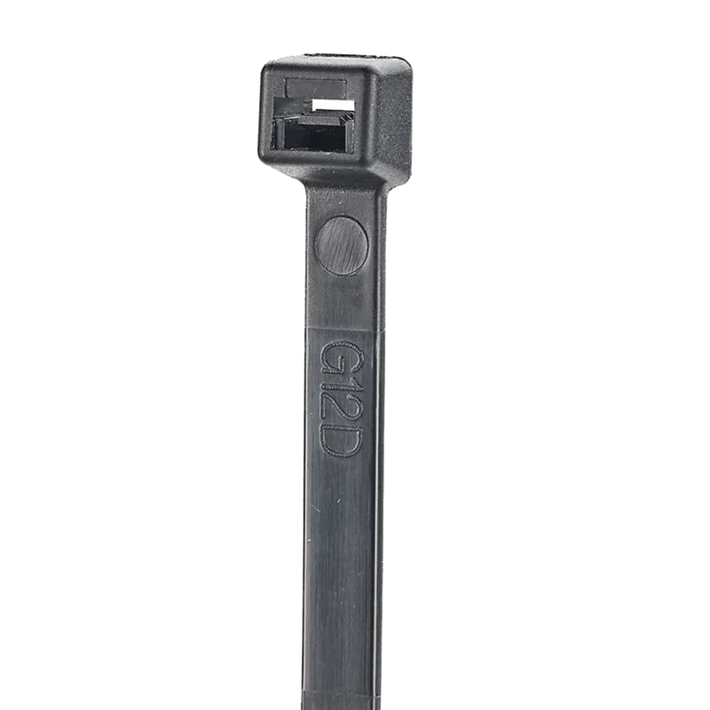 Cincho STRONGHOLD de Nylon 6.6, 1020mm largo x 9mm ancho, Color Negro Exterior, Resistente a Rayos UV, Paquete de 50 Piezas PANDUIT S40-175-L0