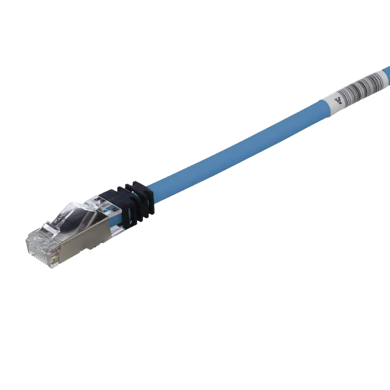 Patch Cord Cat6A, Blindado S/FTP, CM/LS0H, 1 Metro, Color Azul PANDUIT STP6X1MBU