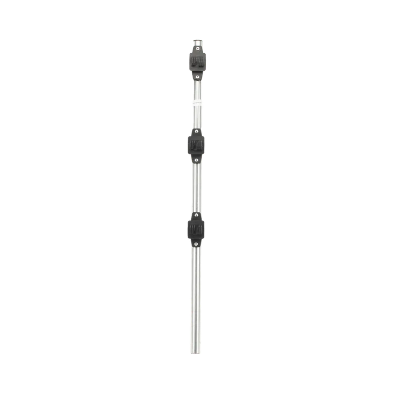 Poste de Paso / Tubo de Acero Galvanizado / Diámetro 1" / Longitud 75 cm / 3 Aisladores / Sin Pintar / Peso 0.5 KG SFIRE SF-POST-3