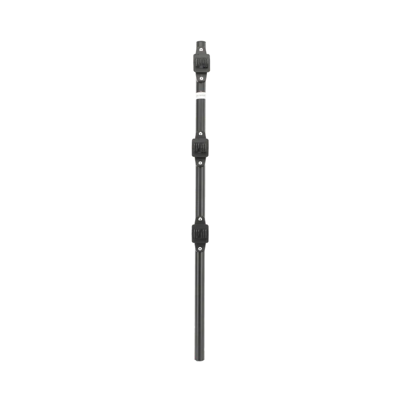 Poste de Paso / Tubo de Acero Galvanizado / Diámetro 1" / Longitud 75 cm / 3 Aisladores / Pintura Negra / Peso 0.5 KG SFIRE SF-POST-3B