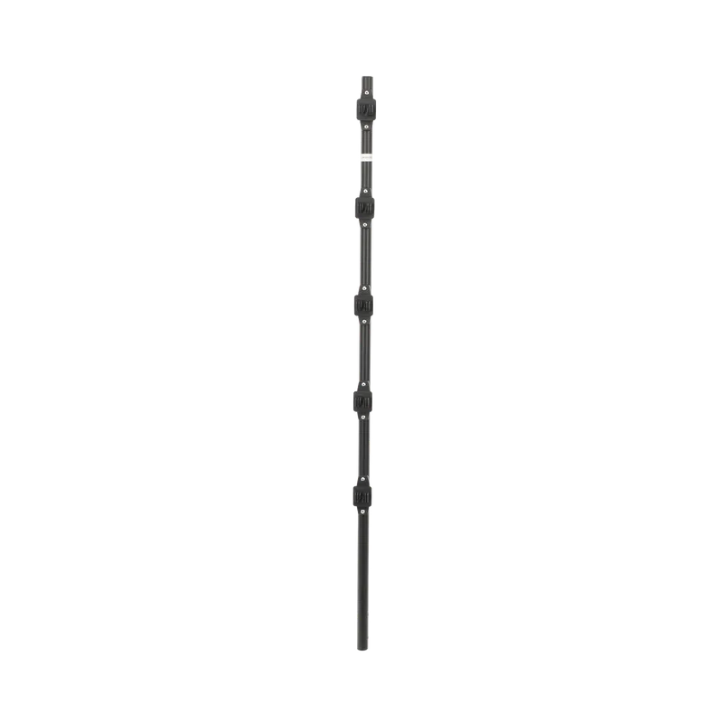 Poste de Paso / Tubo de Acero Galvanizado / Diámetro 1" / Longitud 120 cm / 5 Aisladores / Color Negro / Peso 0.9 KG SFIRE SF-POST-5B