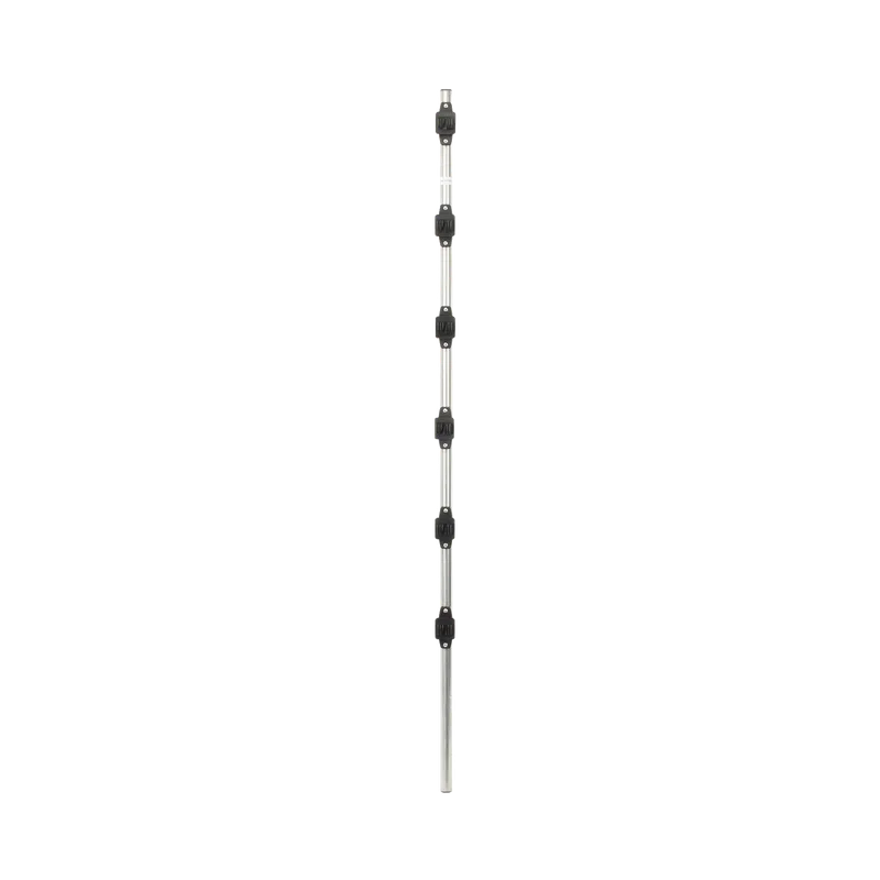 Poste de Paso / Tubo de Acero Galvanizado / Diámetro 1" / Longitud 140 cm / 6 Aisladores / Sin Pintura / 1 KG SFIRE SF-POST-6