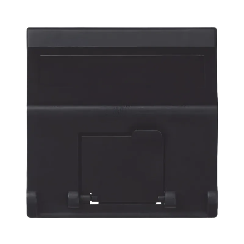 (K80MD64/14) Placa Voz y Datos Inclinada con Guardapolvo y Adaptador para RJ45 Keystone Color Negro SIMON SM-1-KEYA-N