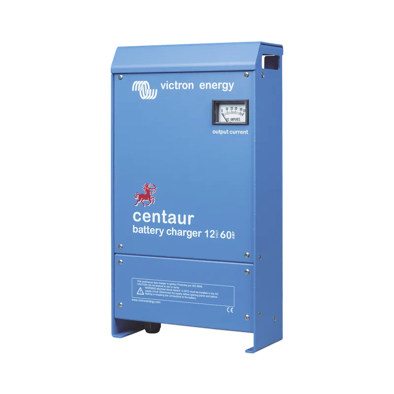 Centaur 12/60 / Cargador de Baterías 12V, 60A / Para Ambientes Marinos y Terrestres. / Bancos de 240 a 600 Ah VICTRON ENERGY CC12/60