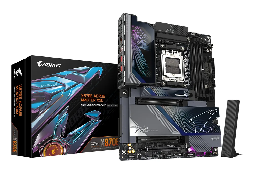 Tarjeta Madre Gigabyte Atx X870E a Master X - DDR5, AM5, 256 GB, para Amd