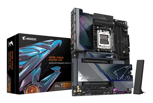 Tarjeta Madre Gigabyte Atx X870E a Master X - DDR5, AM5, 256 GB, para Amd