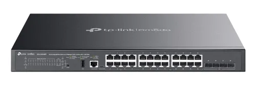 Switch TP-LINK SG5428XMPP - Negro, 587, 7 W, 24 puertos