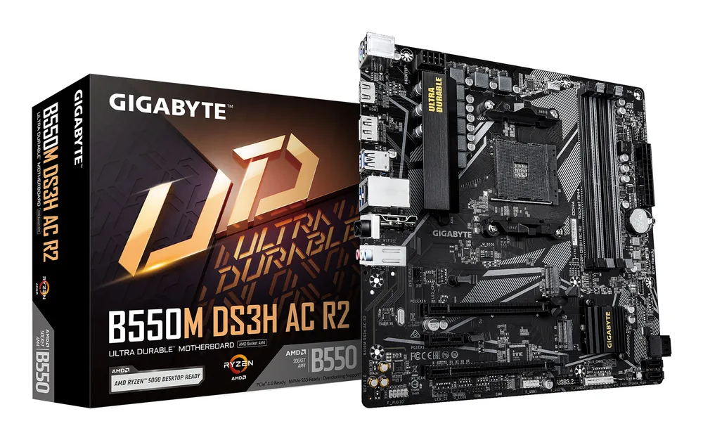Tarjeta Madre Gigabyte B550M DS3H AC R2