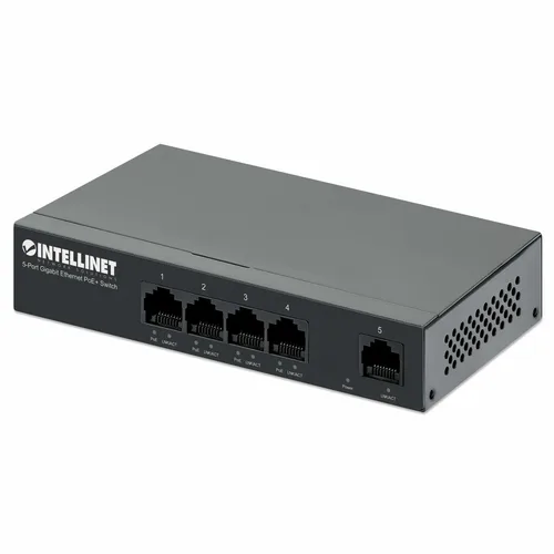 POE Switch,Intellinet,561792,GB 5 Ptos 30W