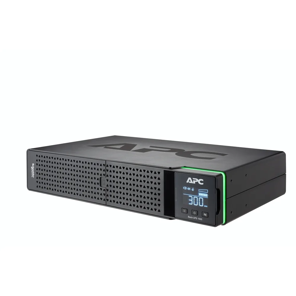 Apc Back-UPS Pro, 1500VA, 120V, Avr, LCD, 8 Nema 5-15R,2U To