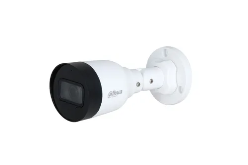 Dahua IPC-HFW1230S1-A-S5-Cámara IP Bullet de 2MP - lente de 2.8mm, 102°, micrófono, compresión H.265+, IR de 30m, protección IP67, PoE, DWDR Dahua
