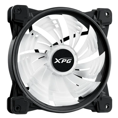 Ventilador XPG HURRICANE 140 ARGB PWM (Pulse Width Modulation). 140mm. Con Iluminacion ARGB. NEGRO. HURRICANE140ARGBPWM-BKCWW 1800 RPM