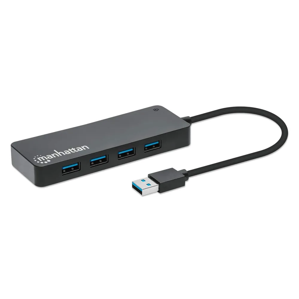 Hub USB Manhattan 168403 con 7 Puertos y 5GBPS