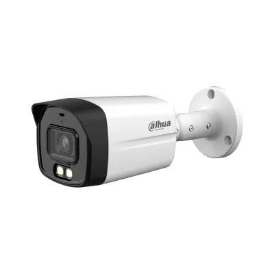 DAHUA HAC-HFW1809TLM-A-LED - Camara Bullet 4k Full Color/ 8 Megapixeles/ Lente de 2.8mm/ 106 Grados de Apertura/ Microfono Integrado/ 40 IR Dahua