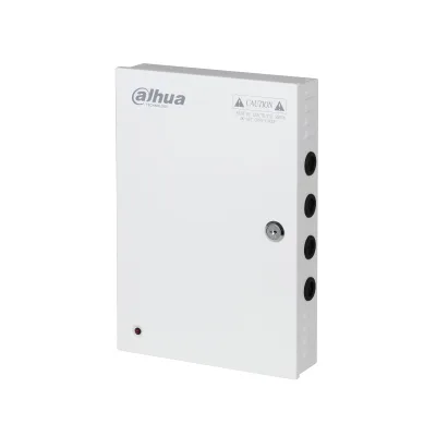 DAHUA DH-PFM343-19CH - Fuente de Poder de 12 V 20 Amperes/ para 19 Camaras/ Con Fusibles Intercambiables/ Voltaje de Entrada de 90 / Gabinete
