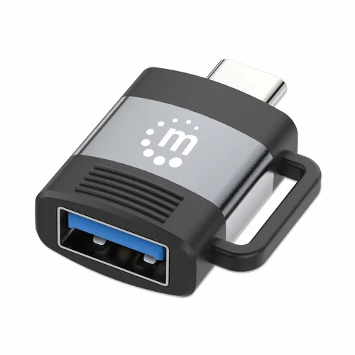 Adaptador USB-C V3.2 Manhattan 356312 en Gris Espacial
