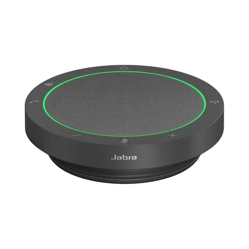 Altavoz manos libres con 4 micrófonos de beamforming - cancelación de ruido, protección IP64 y certificación para MS, color gris oscuro Jabra 2740-109
