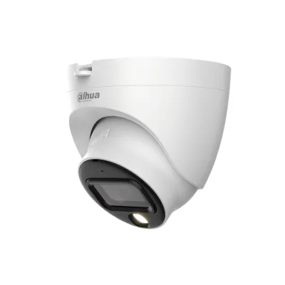 DAHUA HAC-HDW1239TLQN-A-LED - Camara Domo de 2 Megap/ Full Color/ Lente de 2.8 mm/ 107 Grados / 20 Metros de Iluminación/ Microfono Integrado/ IP67