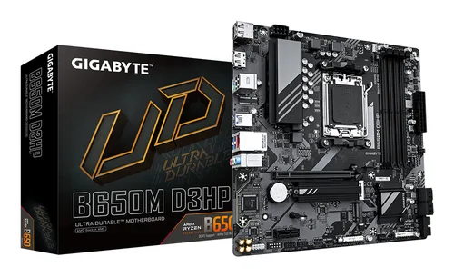 Motherboards GIGABYTE B650M D3HP - DDR5-SDRAM, 192 GB, AMD, Zócalo AM5, Micro ATX