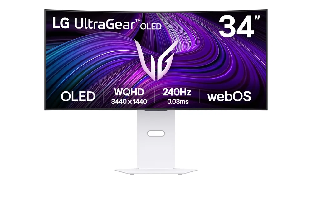 Monitor LG 34GX90SA-W Curvo 34" 240Hz para Gaming