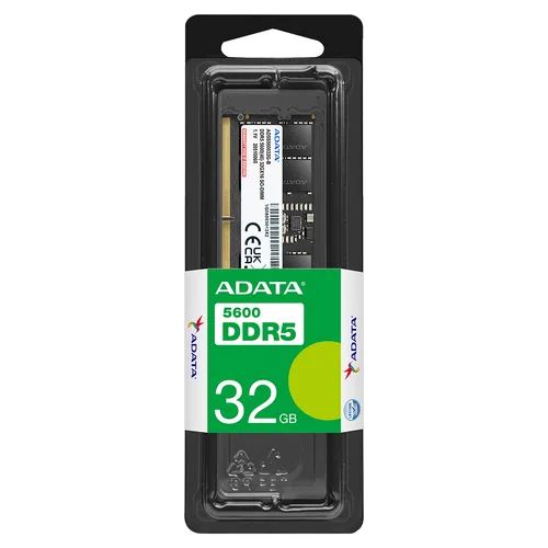 Memoria RAM ADATA - DDR5 32GB SODIMM 5600MHz. AD5S560032G-S 32 GB