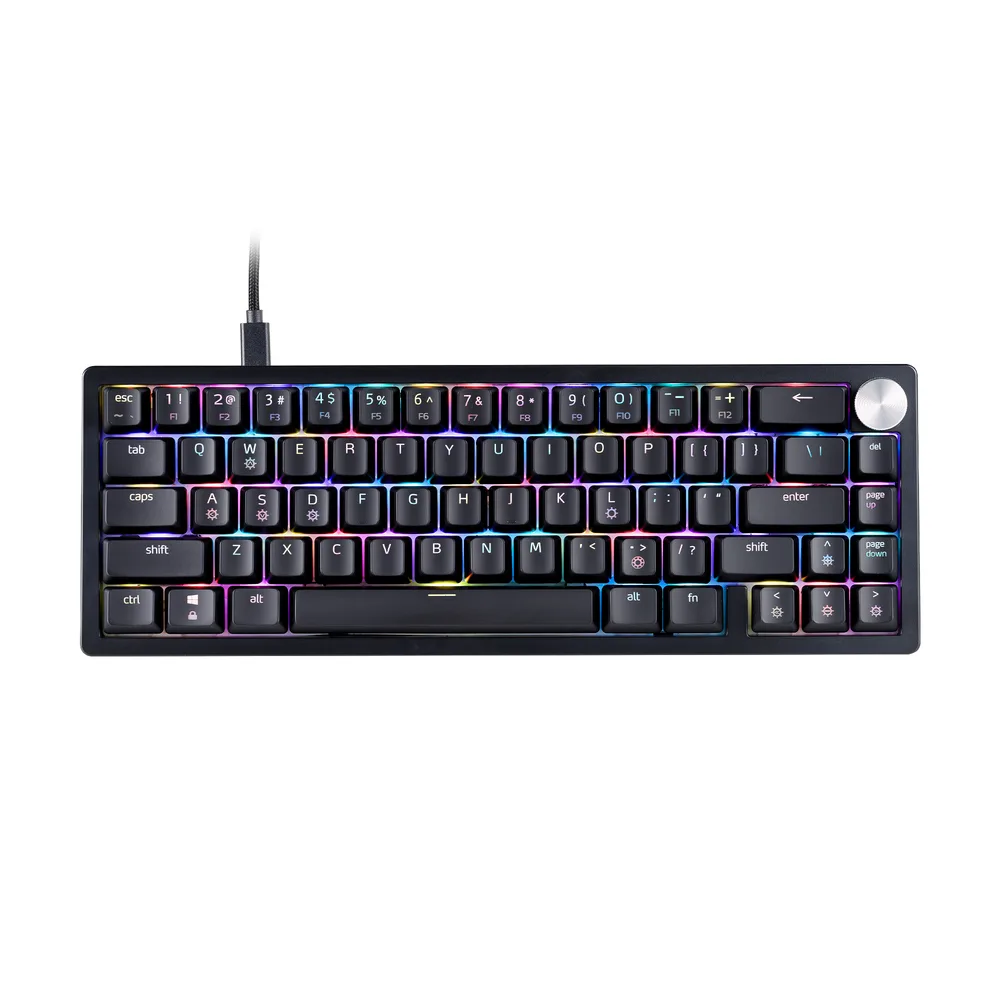 Teclado mecanico XPG SORCERER MINI. 65 iluminación RGB por tecla - Alambrico. SORCERER MINIRD-BKCWW Negro