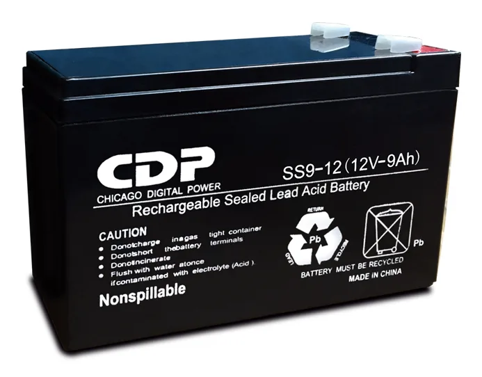 Batería CDP B-12/9 de 12V y 9 Amperes para Energía
