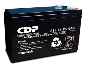 Batería CDP B-12/9 de 12V y 9 Amperes para Energía